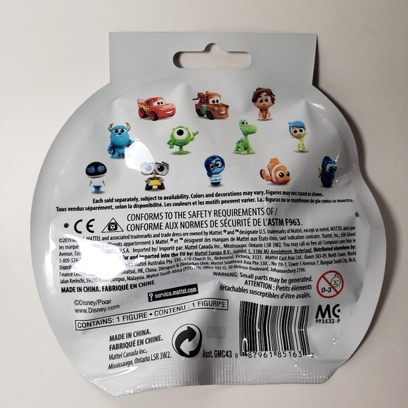 Disney Pixar Minis 2020 set of 4 Blind Bags - Picture 3 of 4